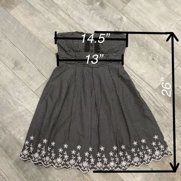 Clearance !!! Dot print strapless dress - Picture 8 of 8